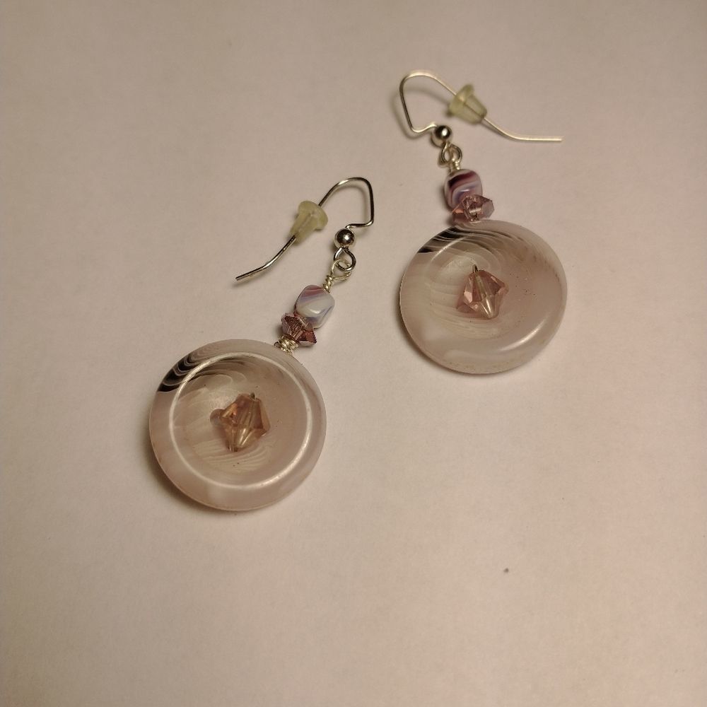 π3/$12 Handmade Button earrings! π - Picture 2 of 4